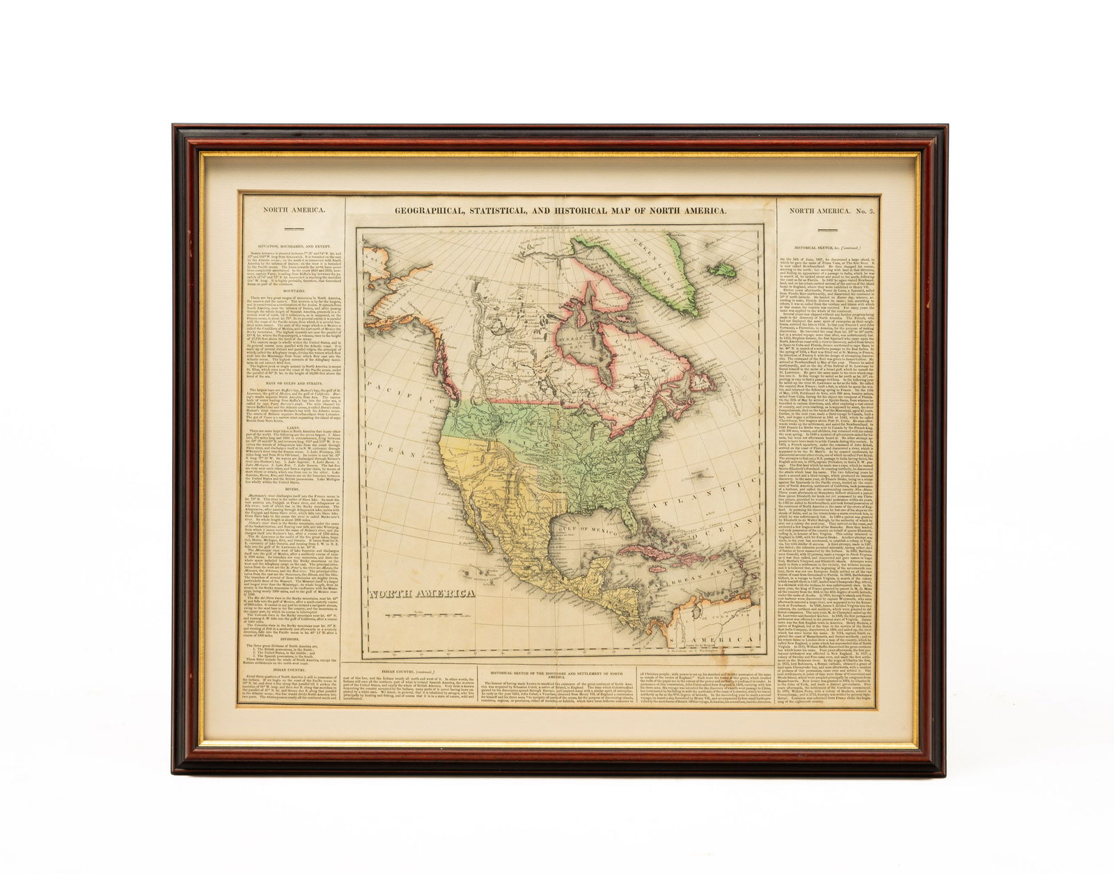 MAP OF NORTH AMERICA. (1 of 5)