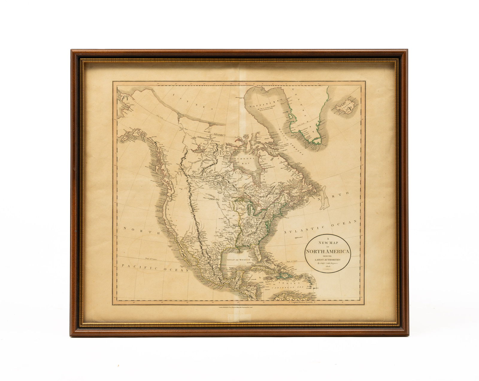 MAP OF NORTH AMERICA. (1 of 5)