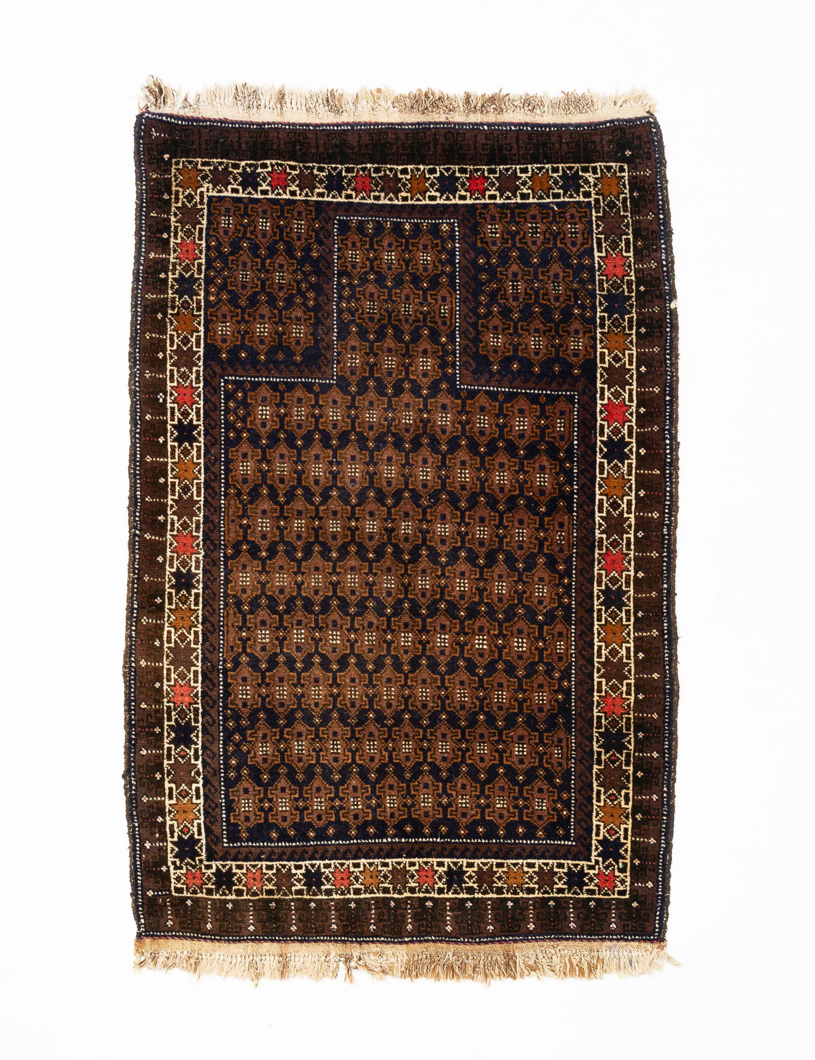 ORIENTAL PRAYER RUG. (1 of 3)