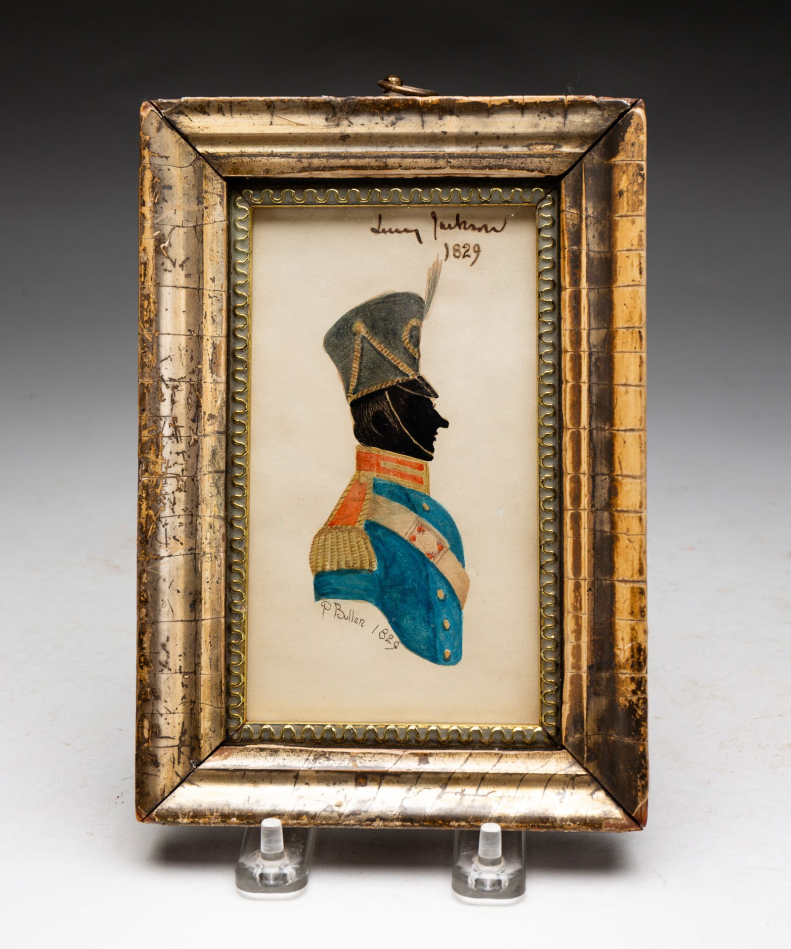 FRAMED SILHOUETTE PORTRAIT. (1 of 3)