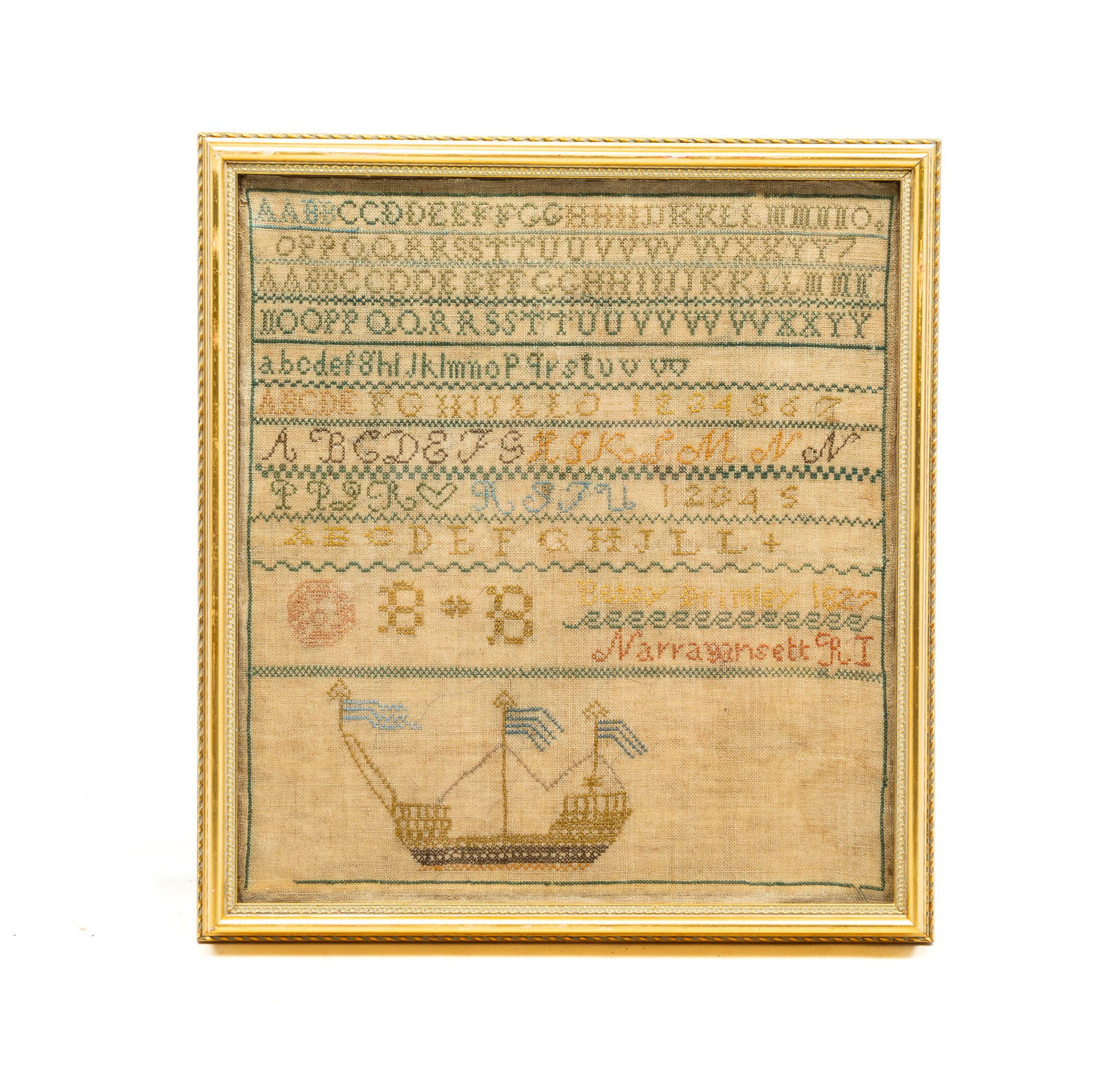 RHODE ISLAND SAMPLER BY BETSY BRIMLEY. (1 of 5)