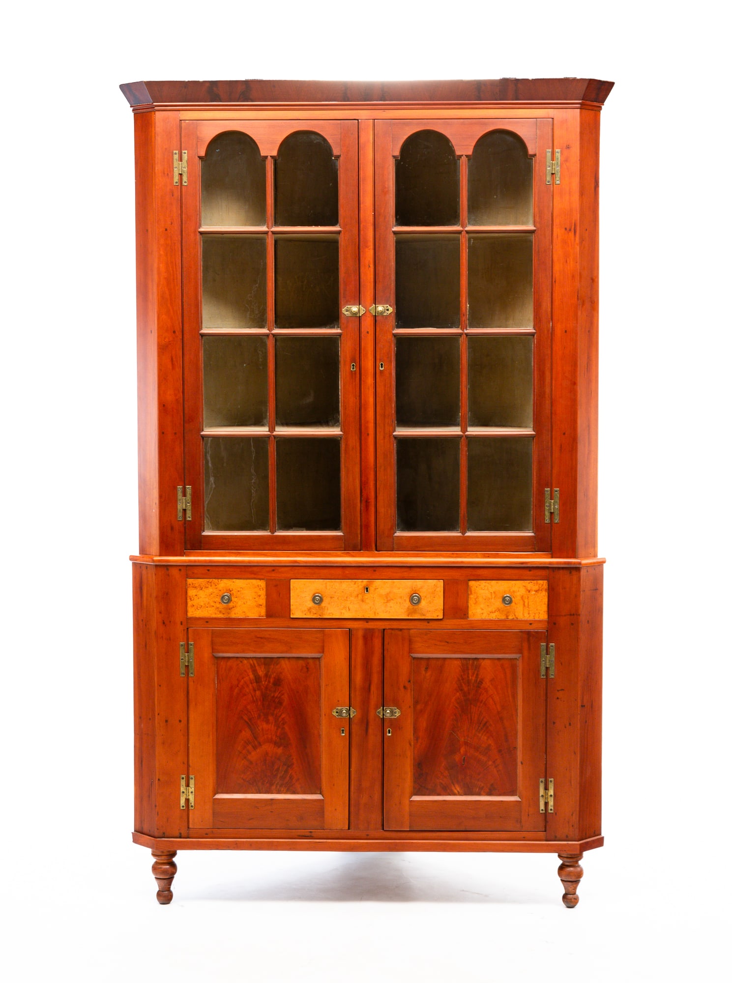 COUNTRY EMPIRE CORNER CUPBOARD. (1 of 7)