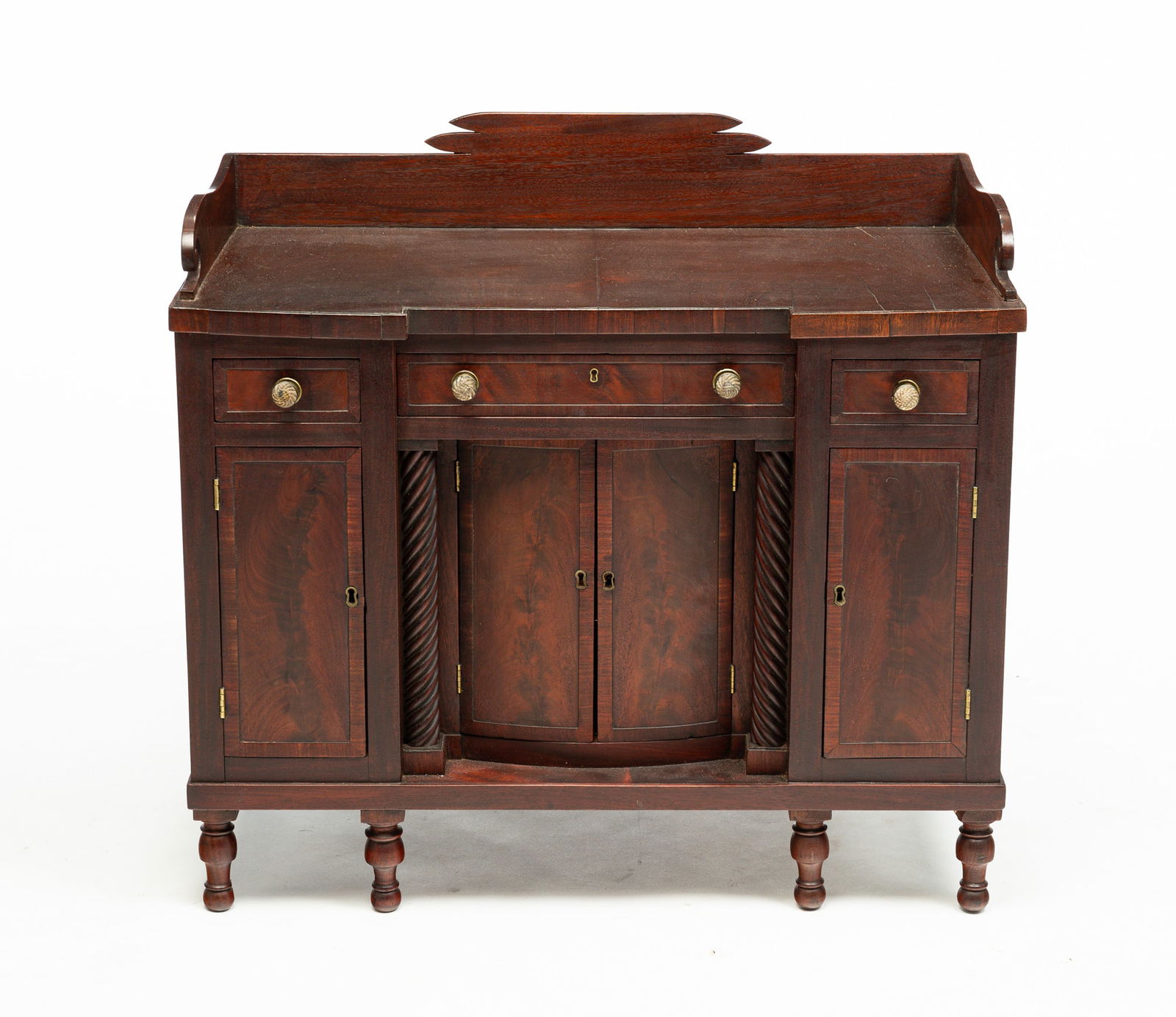 MINIATURE LATE SHERATON SIDEBOARD. (1 of 4)