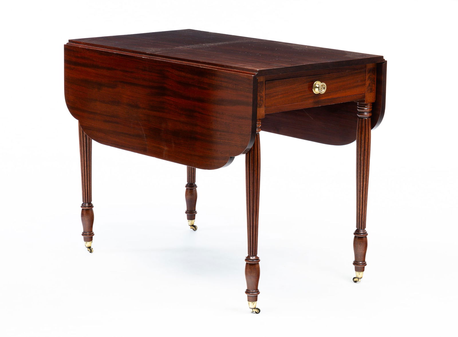 SHERATON DROP LEAF TABLE. (1 of 4)