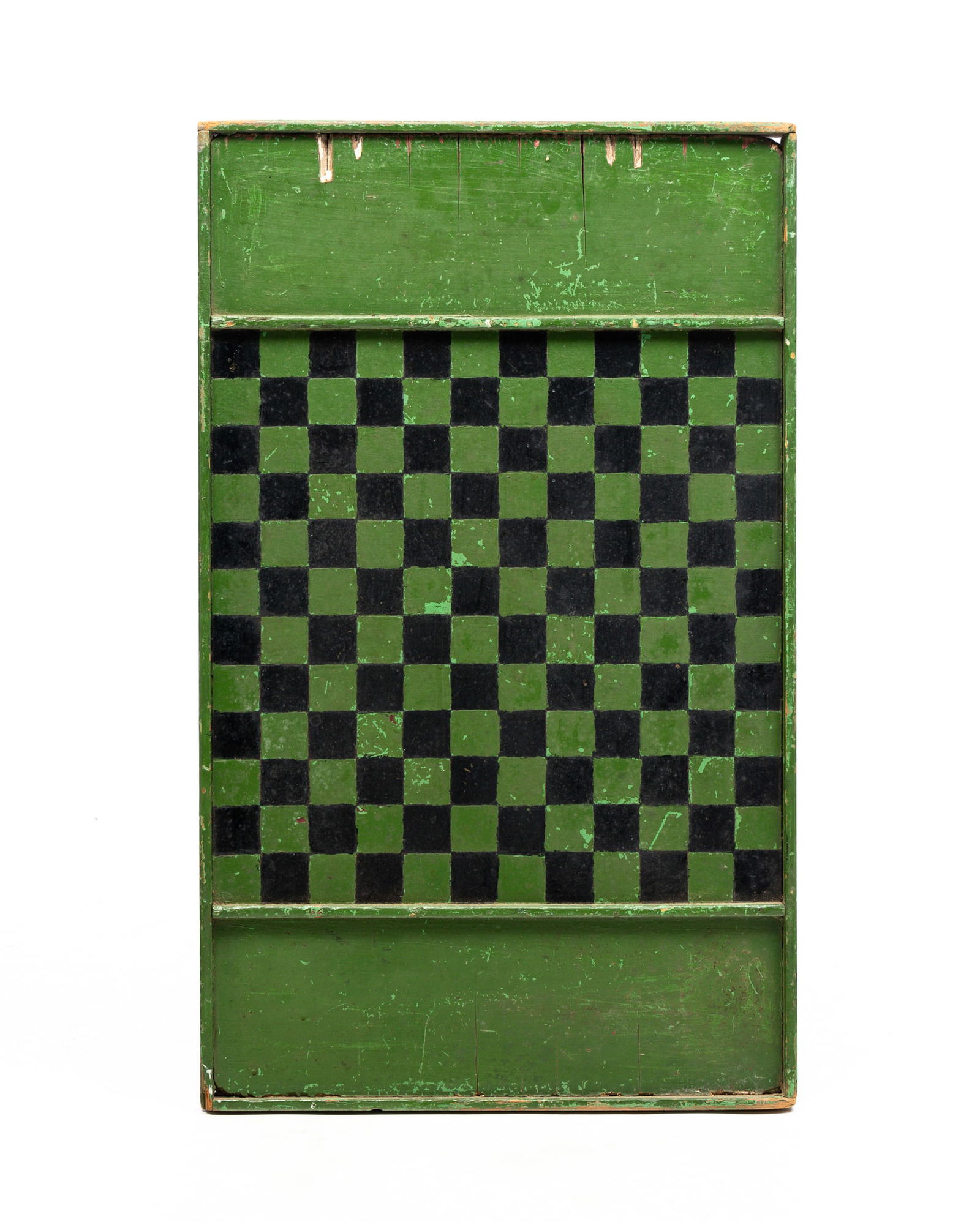 PAINTED WOODEN GAMEBOARD. (1 of 2)