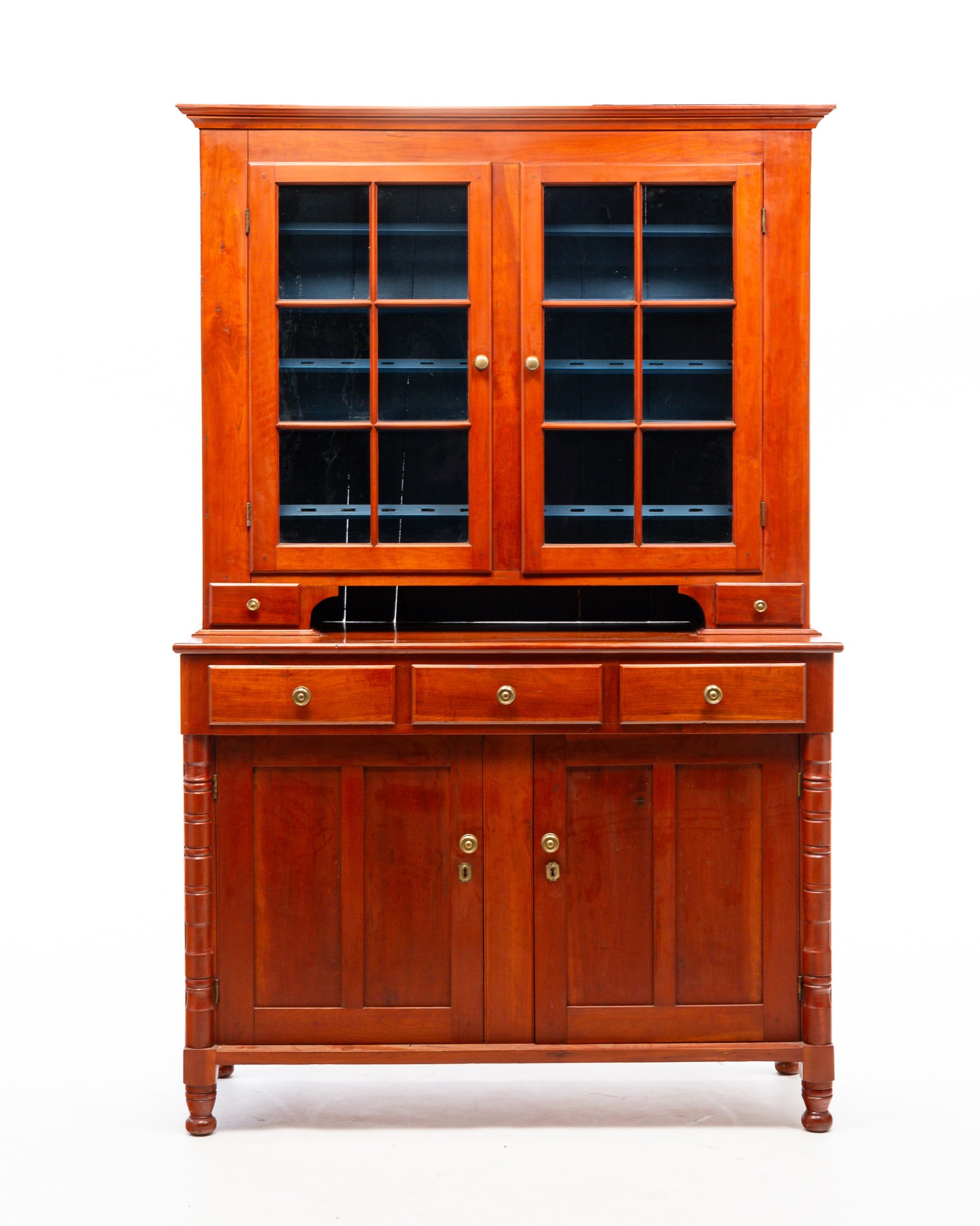 COUNTRY EMPIRE STYLE STEPBACK CUPBOARD. (1 of 5)