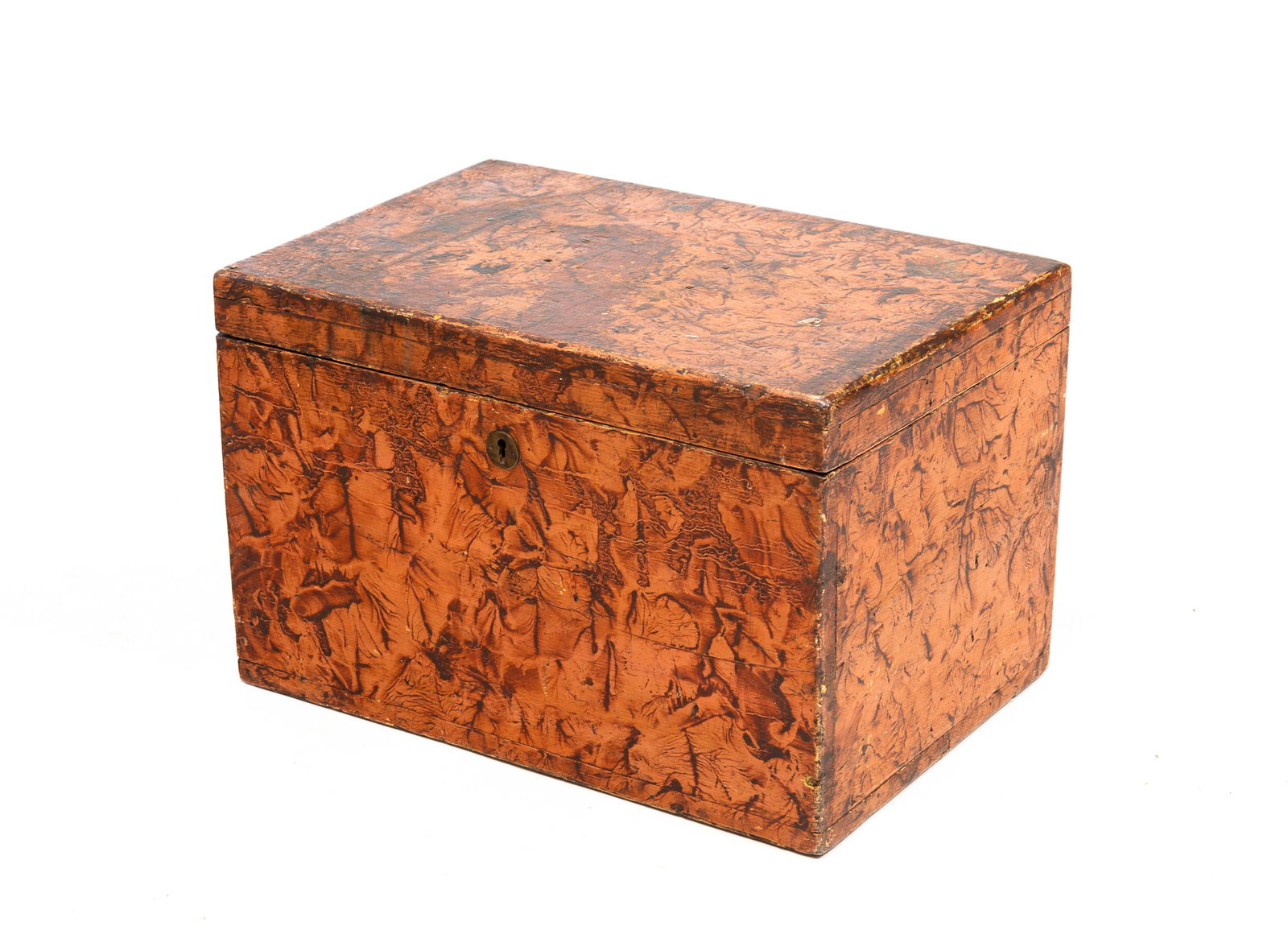 PAINT DECORATED BOX. (1 of 4)