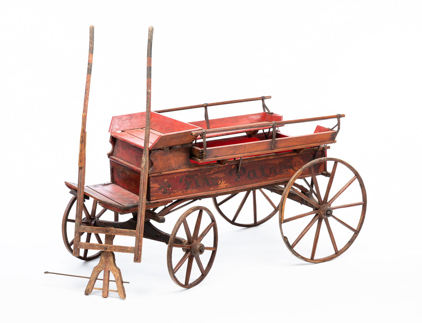 CHILD'S SIZE "FIRE PATROL" WAGON. (1 of 5)