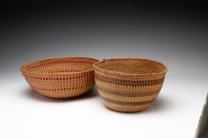 TWO NORTHERN CALIFORNIAN BASKETS.
