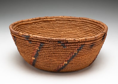 SALISH INTRICATE BASKET.