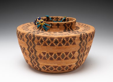 YOKUTS BOTTLENECK BASKET.