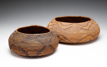 TWO CALIFORNIA BASKETS.