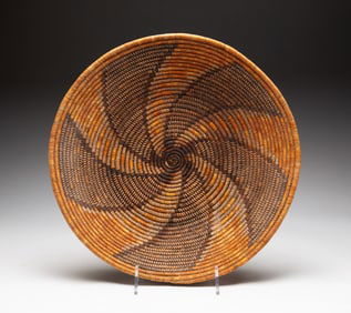 CALIFORNIA MISSION BASKET.