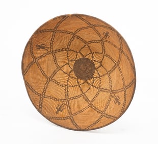 APACHE BASKET WITH FIGURES.