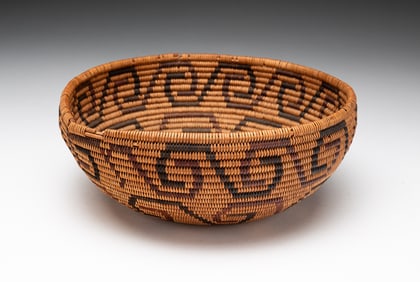 WASHOE POLYCHROME BOWL.