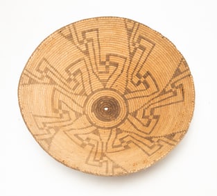 LARGE PIMA/PAPAGO BASKET BOWL.