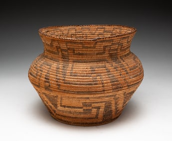 EARLY PIMA OLLA BASKET.