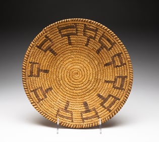 TOHONO O'ODHAM/PAPAGO BASKET BOWL.
