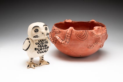 TWO FIRST NATIONS POTTERY ARTICLES.