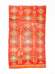 NAVAJO TRANSITIONAL RUG/BLANKET.