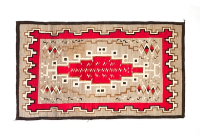 LARGE NAVAJO RUG.