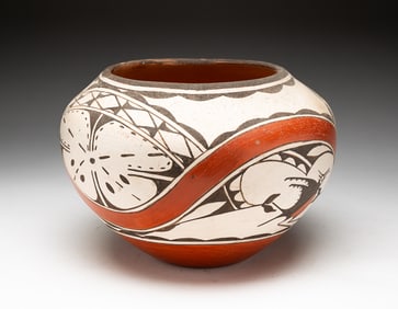 ZIA POTTERY BOWL.