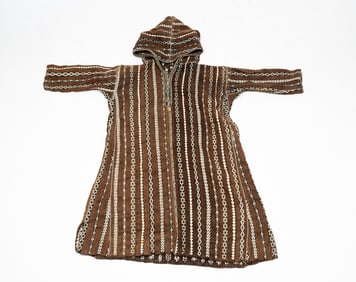 MOROCCAN HOODED COAT.