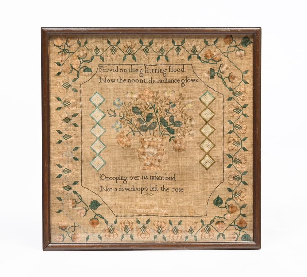 NEEDLEWORK SAMPLER BY MARIE LOUISE MCCORD. (1 of 4)