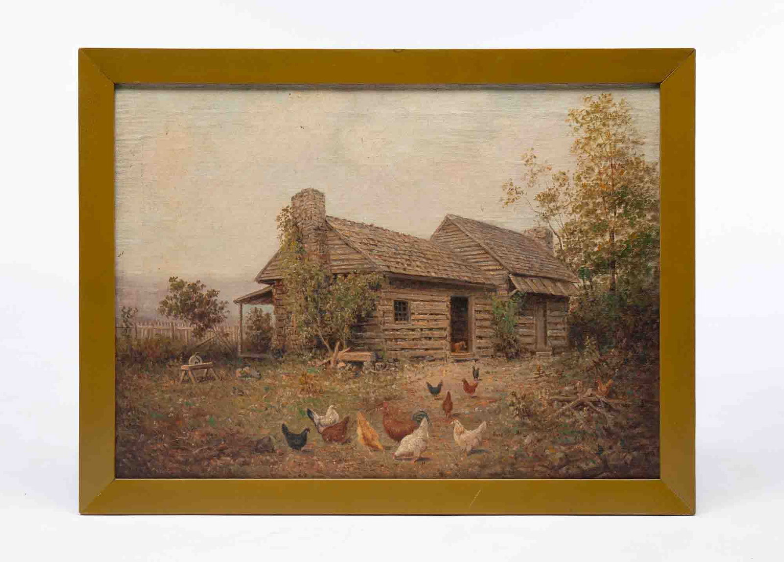 COUNTRY FARMHOUSE LANDSCAPE. (1 of 3)