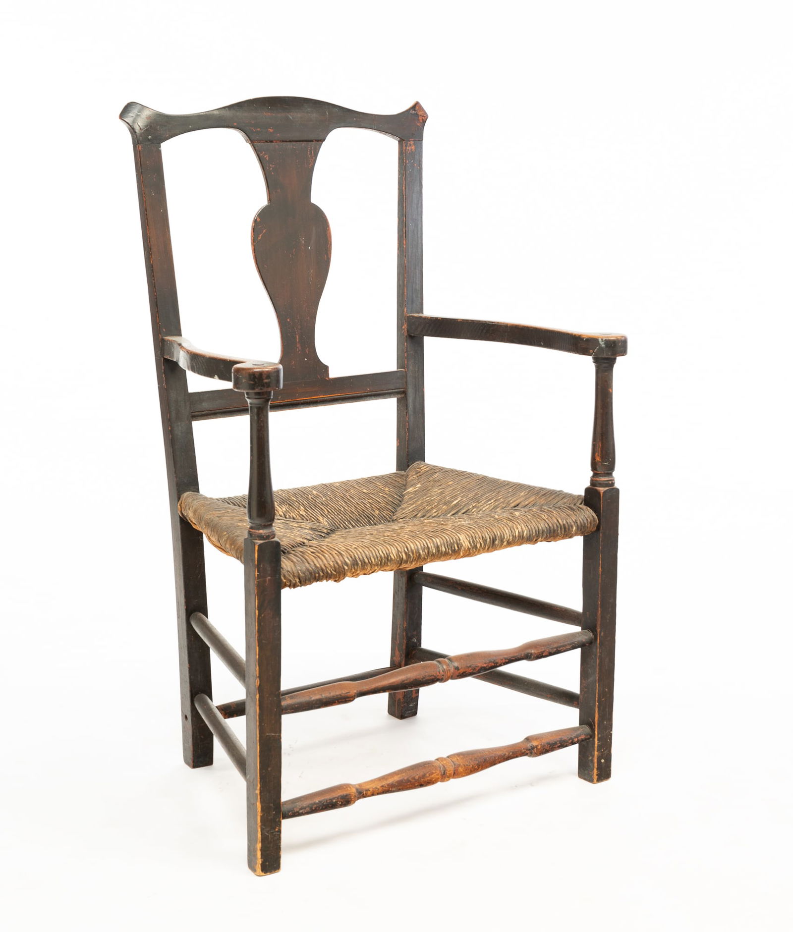 LATE CHIPPENDALE ARMCHAIR. (1 of 4)