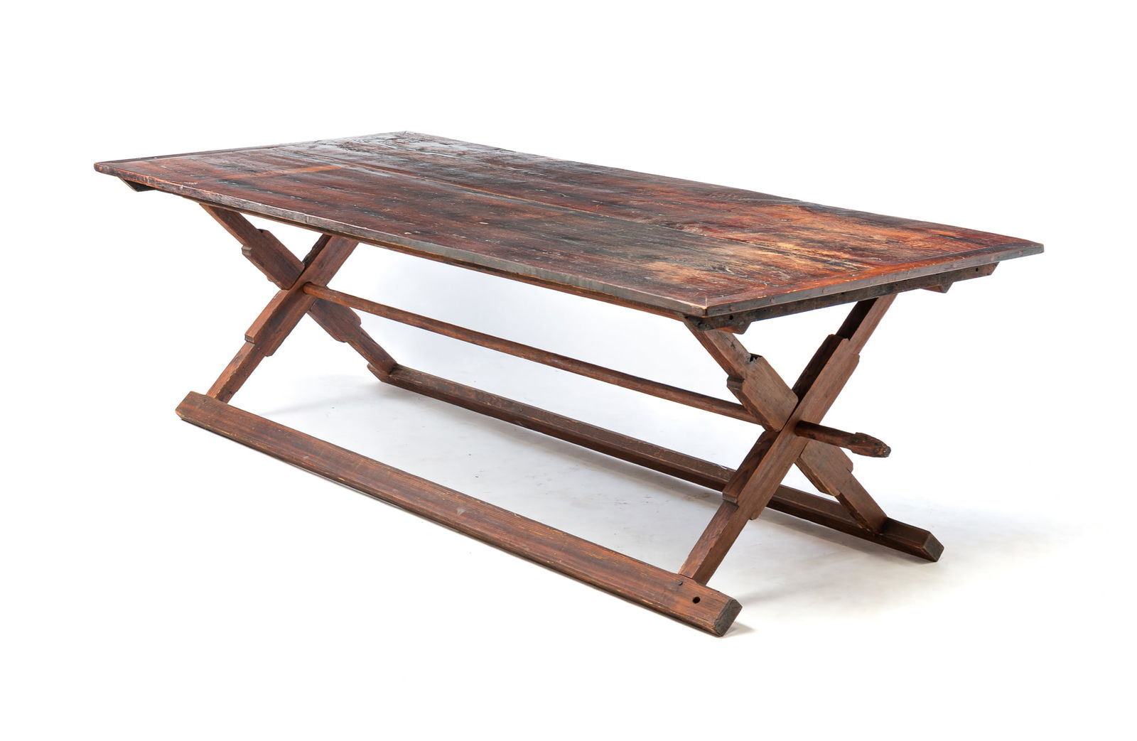 FOLK ART DINING TABLE. (1 of 4)