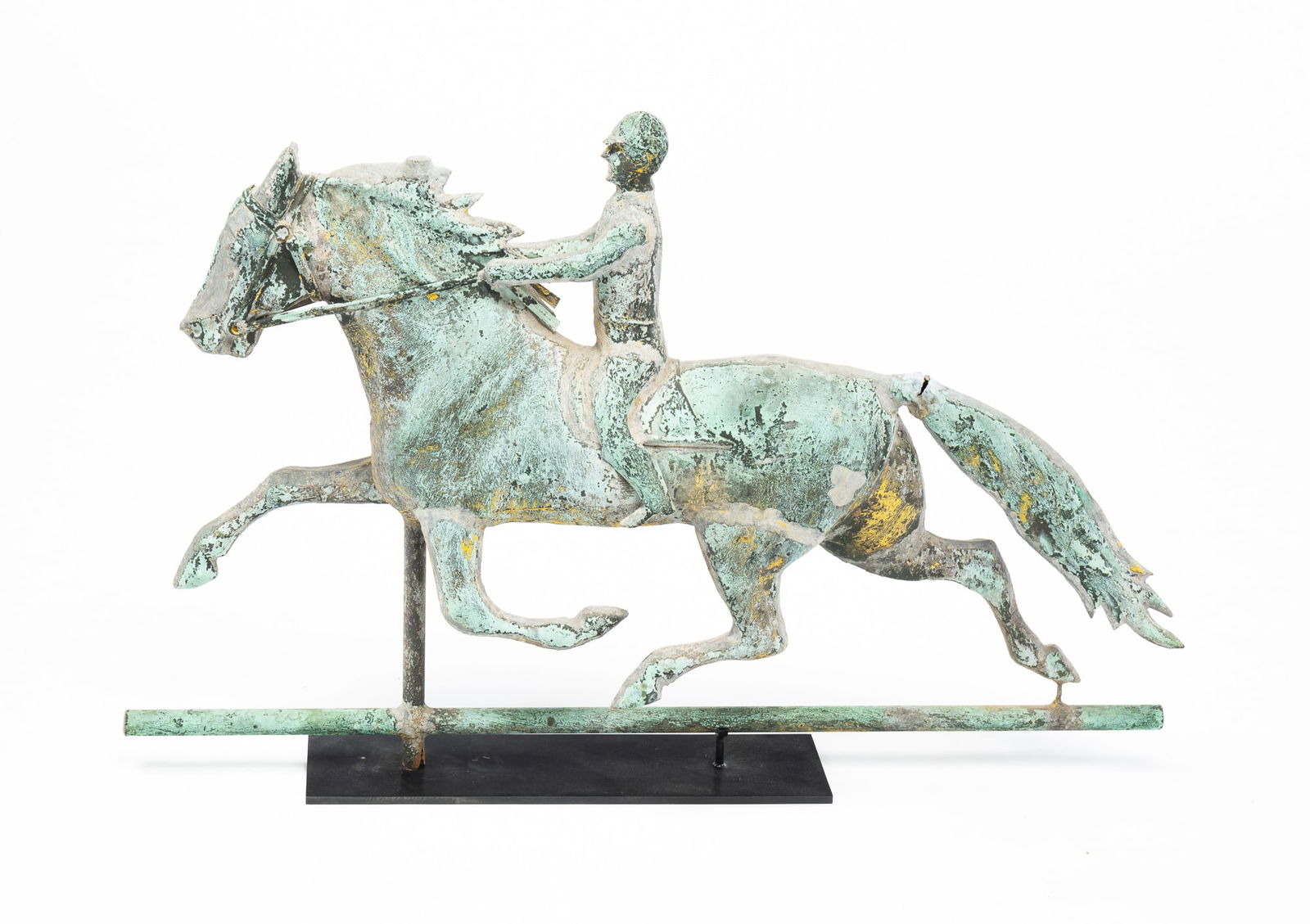 HORSE AND JOCKEY WEATHERVANE. (1 of 4)