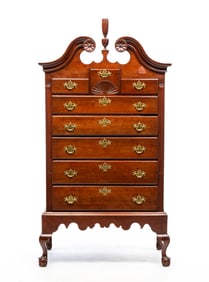 CHIPPENDALE CHEST ON FRAME.
