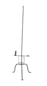 AMERICAN FLOOR STANDING CANDLE HOLDER.