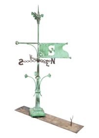 ARCHITECTURAL SPIRE WEATHERVANE.
