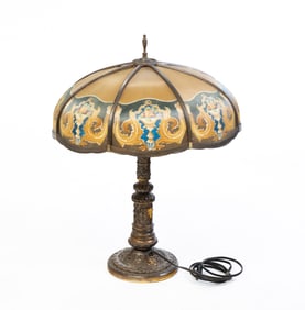BRADLEY AND HUBBARD TABLE LAMP.