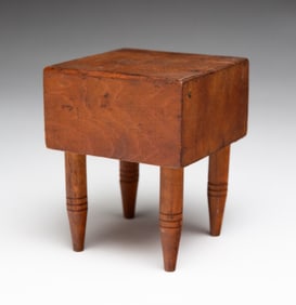 MINIATURE BUTCHER BLOCK SALESMAN SAMPLE.