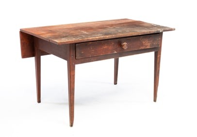 COUNTRY HEPPLEWHITE WORK TABLE.
