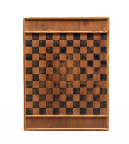 PAINTED WOOD GAME BOARD.