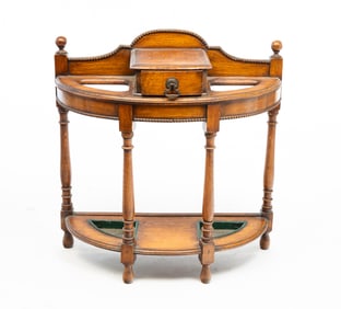 BOW FRONT UMBRELLA STAND.