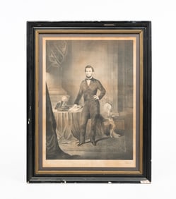 ABRAHAM LINCOLN LITHOGRAPH PUBLISHED BY JOSEPH HOOVER.
