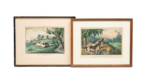 TWO CURRIER & IVES PRINTS.