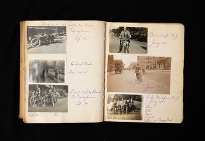 MOTORCYCLE SCRAPBOOK.