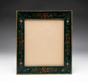 NORWEGIAN PAINT DECORATED FRAME.