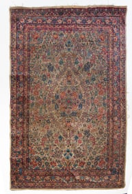 ROOM SIZE KIRMAN RUG.