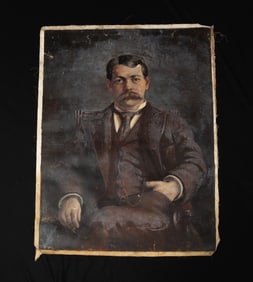 PORTRAIT OF A MAN BY ADAM EMORY ALBRIGHT.