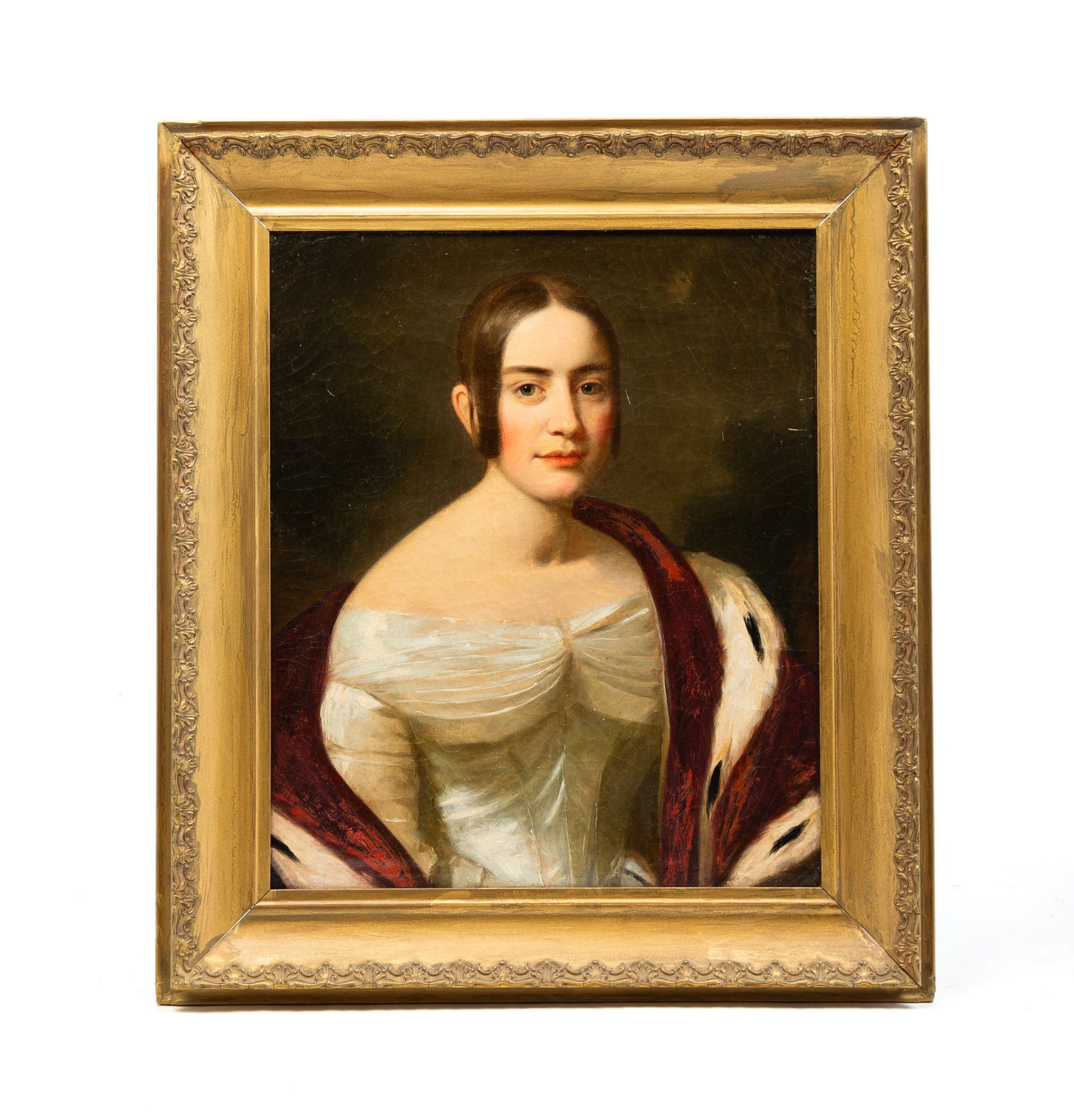 UNSIGNED PORTRAIT OF A LADY. (1 of 5)