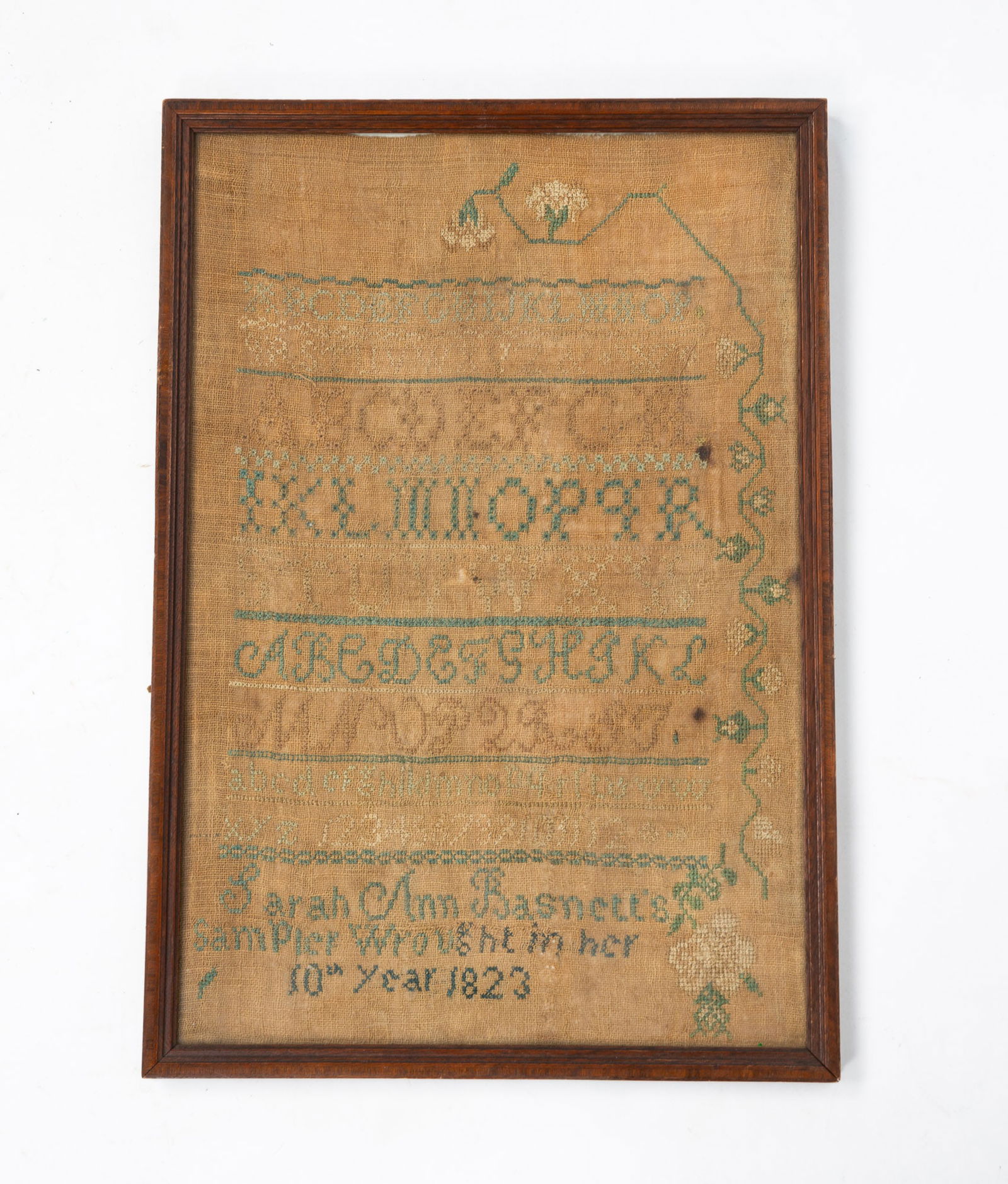 FRAMED SAMPLER. (1 of 3)