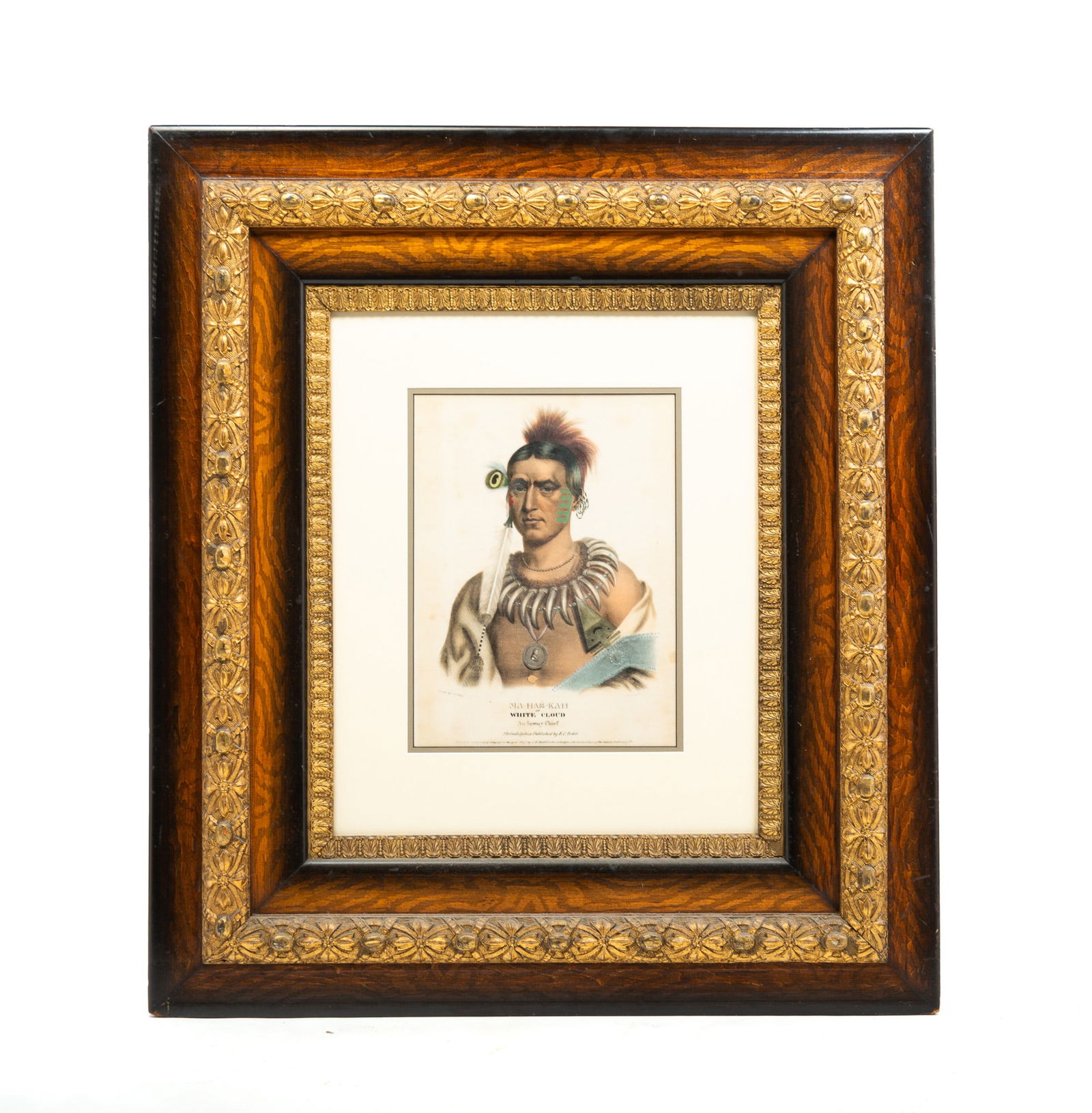 E.C. BIDDLE "WHITE CLOUD" PRINT. (1 of 6)