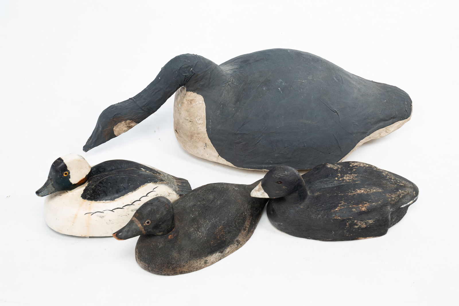 FOUR DUCK DECOYS. (1 of 1)